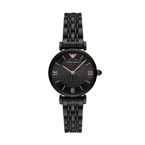 Orologio nero cheap armani